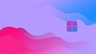 Colorful background square window wavy - cubist free wallpaper