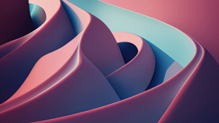 Pink blue abstract curves generative - curve free wallpaper