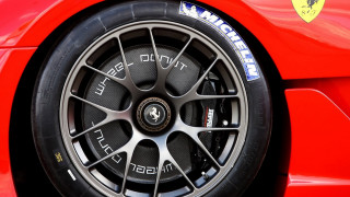 Red sports car tire macro - bernardo cavallino free wallpaper