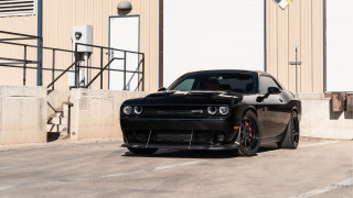 Black car building staircase cobra - sinister free wallpaper for desktop