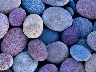 Colorful varied rocks minimalism purple - here free wallpaper