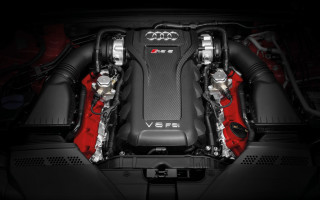 Car engine red black trims - vorticism free wallpaper