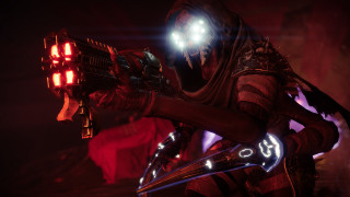 Man dark suit gun red - 4 k wallpaper free wallpaper