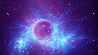 Blue purple star sky nebula - nebula free wallpaper