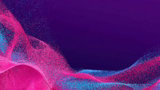 Kaleidoscopic night sky fireworks milky - kinetic pointillism free wallpaper