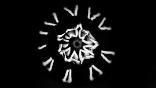 Clock face white numbers black - white number free wallpaper