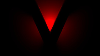 Red v shape black background - vorticism free wallpaper