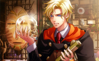 Man suit glass ball cat - a man in a suit holding free wallpaper