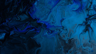Blue black abstract space fire - abstract painting free wallpaper