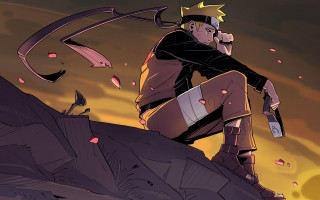 Man sword hill cloud bird - the background and a bird free wallpaper