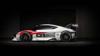 White red sports car dark - a black backdrop free wallpaper