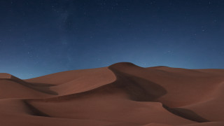 Desert starry sky moon constellation - a desert free wallpaper