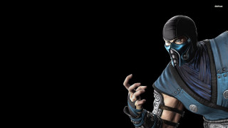 Man blue mask black outfit - black outfit free wallpaper