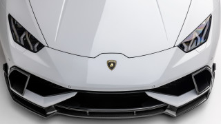 White sports car black hood - end free wallpaper for desktop