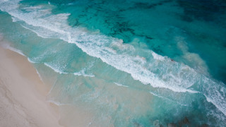 Beach wave person surfboard ocean - ocean free wallpaper for desktop