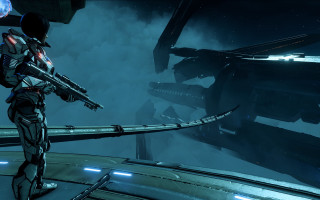 Futuristic sci fi character city - a futuristic city in the background free wallpaper