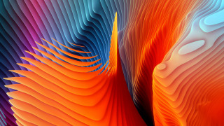 Cellphone colorful wavy background abstract - a close up of a cell phone free wallpaper