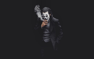 Man suit smoking mask portrait - eddie mendoza free wallpaper