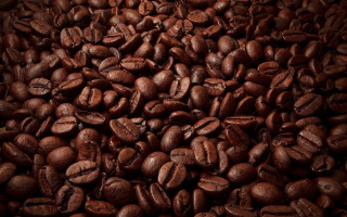 Coffee beans hyperrealism dark background - unreal engine free wallpaper for desktop