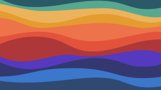 Colorful wave water blue white - clean free wallpaper for desktop