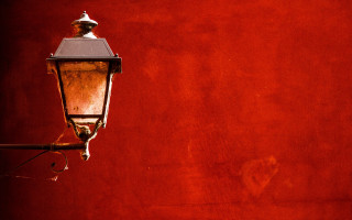 Streetlight red wall red background - a red wall behind free wallpaper