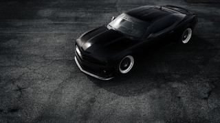 Black sports car aurora night - the hood free wallpaper for desktop
