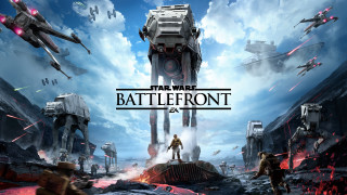 Star wars battlefront poster man - a rock in front free wallpaper