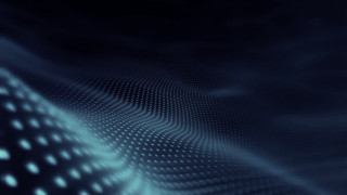 Blue background squares dots kinetic - kinetic pointillism free wallpaper