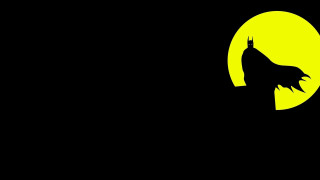 Wolf moon night black yellow - dark night free wallpaper
