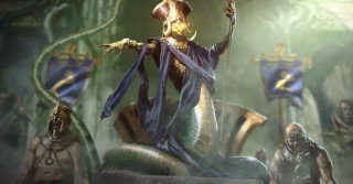 Wizard forest staff giant creature - donato giancola free wallpaper
