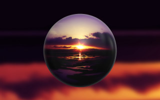 Sunset eggshell reflection fire moon - a picture of a sunset free wallpaper