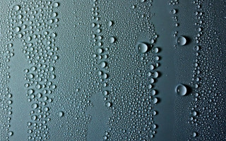 Water droplets glass blue black - kinetic pointillism free wallpaper