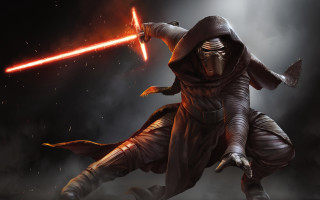 Star wars hero lightsaber glowing - a star wars character free wallpaper