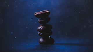 Stack rocks blue water dark - a stack of rocks free wallpaper