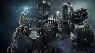 Robot light arm gun shock - a robot free wallpaper