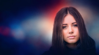 Alena aenami portrait serious black - photorealistic portrait free wallpaper