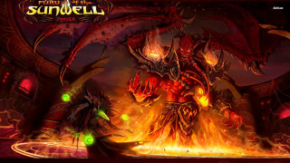 Demonic demon fire filled room - a demonic demon free wallpaper