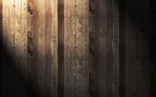 Wooden wall light shining dark - on free wallpaper for desktop