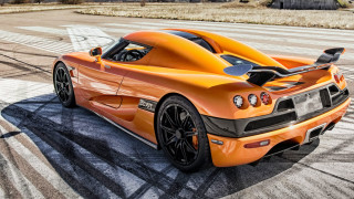 Orange sports car track sky - nice looking orange sports car free wallpaper