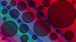 Colorful circles lines black circle - circle free wallpaper