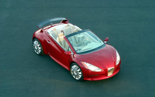 Red sports car parking lot 57 - cgstudio free wallpaper for desktop