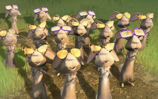 Animated mice sunglasses furry outdoors - animated free wallpaper for desktop