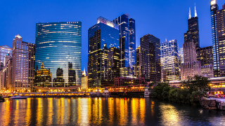 City skyline river night bridge - arlington nelson lindenmuth free wallpaper