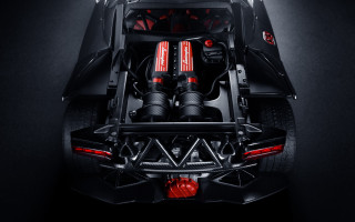 Car engine trunk redlight vorticism - extreme free wallpaper