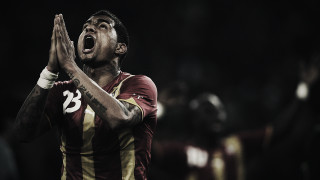 Heroic man open mouth hands - his hand together free wallpaper