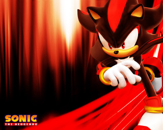 Sonic hedgehog red curtain looking - a sonic free wallpaper