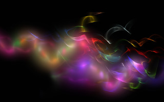 Colorful abstract black background glowing 2 - a colorful pattern free wallpaper
