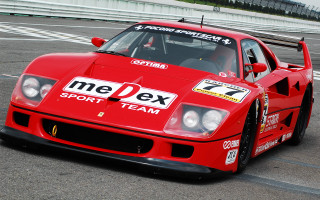 Red racecar number7 digital rendering - extreme free wallpaper