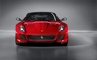 Red sports car studio gray - a studio setting free wallpaper for desktop