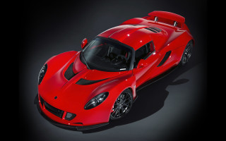 Red sports car dark background - free 3d render wallpaper